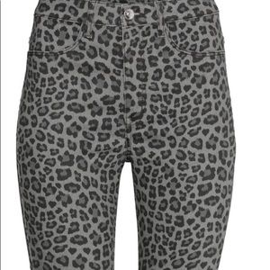 H&M’s Dark Grey Leopard Jeans